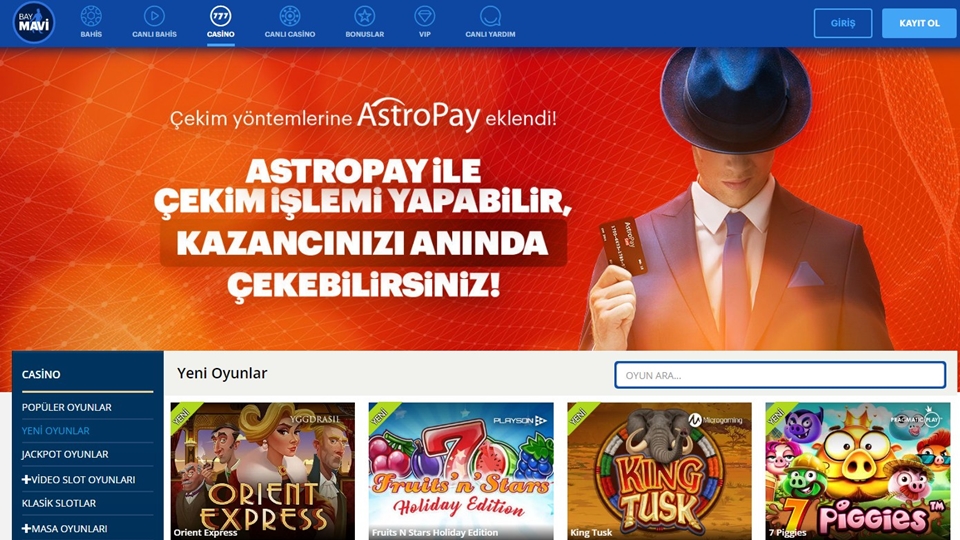 beymavi web sitesi giriş sayfası