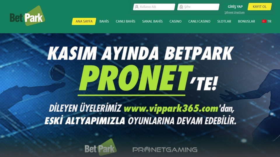 betpark web sitesi giriş sayfası