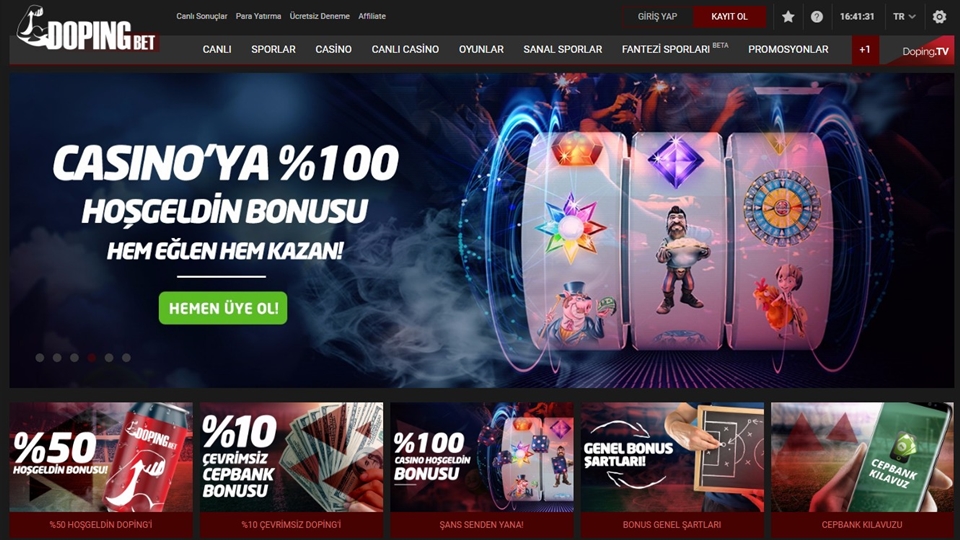 dopingbet web sitesi giriş sayfası