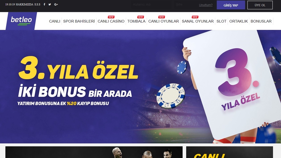 betleo web sitesi giriş sayfası